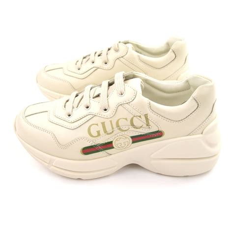 gucci rhyton ivory|gucci rhyton leather shoes.